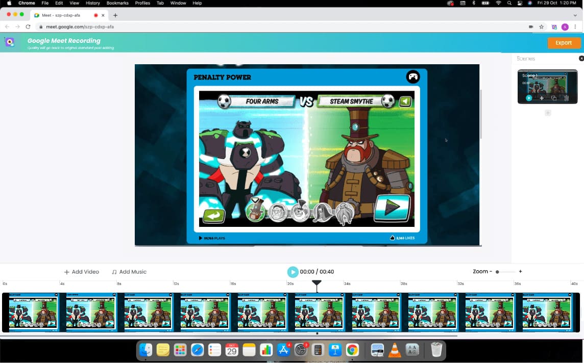 Edit and create highlights from your recording