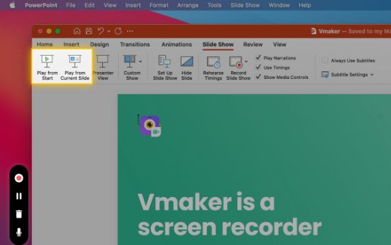 how to record presentation on powerpoint with face