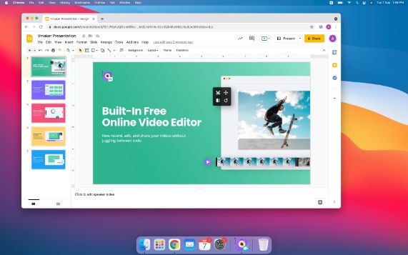 Set up your Google Slides deck with all the talking points and visuals